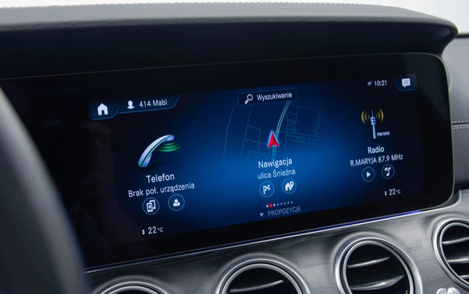 Mercedes-Benz Klasa E cena 269900 przebieg: 40650, rok produkcji 2022 z Łódź małe 781